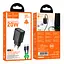 МЗП Hoco N60 Gentle PD20W (1USB-C) + кабель Type-C to Type-C Black - мініатюра 6