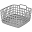 Кошик для зберігання Ardesto пластик PP 20.6x20x12.4 см 3 л cірий (ARHC2503GG) - мініатюра 2