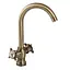 Змішувач для кухні Zerix Z41325-2 ZX0511 Бронза - мініатюра 1