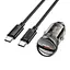 Адаптер автомобильный Hoco sight single Port Car charger Z53 (Type-C to Type-C) |1Type-c, PD/QC, 30W/3A| - миниатюра 1