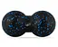 Массажный мяч двойной PowerPlay PP-4352 Epp foam peanut ball (d8*16 см) Черно/Синий (PP_4352_Blue_8*16) - миниатюра 1