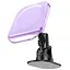 Автотримач Hoco H43 Crystal ring magnetic (center console) Romantic purple - мініатюра 2