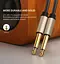 Аудіокабель UGREEN AV128 6.5mm Male to Male Audio Cable Gray 2m(UGR-10638) - мініатюра 2