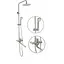 Душова система Germece з довгим виливом 30 см 72403-2 нержавіюча сталь, Нержавіюча сталь - мініатюра 1