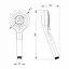 Ручний душ RJ 95 мм, 3 режими, блістер хром RJHS000-19CH, Хром - мініатюра 2