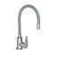 Смеситель для кухни Lidz Vida 04R-GFS U-образный гибкий (k35) Серый - миниатюра 1