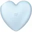 Вакуумный стимулятор Satisfyer Cutie Heart Голубой ваш маленький секрет интимного удовольствия - миниатюра 5