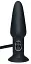 Анальная пробка True Black Vibrating Butt Plug 17 см (черный) - миниатюра 3