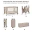 Ліжко-манеж Kinderkraft Joy 2 Beige (KLJOY02BEG00000) - мініатюра 2
