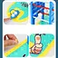 Настольная интерактивная игра Ummi 22022 Ejection Ladder Ball Blue / Yellow - миниатюра 4