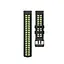 Ремінець силіконовий Tamister для годинника Sport 2 чорний з зеленим 22 мм - мініатюра 2