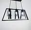 Люстра у стилі лофт у трикутній формі корпусу чорного кольору Line.F 11806/3 BK - мініатюра 3