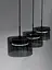 Підвісний світлодіодний світильник G 2922/3L 42W Димчасто-чорний - мініатюра 4