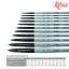 Пензель синтетика кругла STREAM 132 №0 коротка ручка Rosa - мініатюра 2