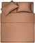 Простирадло Mix&Match 240x260см 100% бавовна сатин коричневий ARDESTO pbe0050569 - мініатюра 1