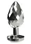 Анальна пробка Anal Play Disco Diamond Plug Large 9.7 см (сріблястий) - мініатюра 2