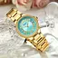 Наручний годинник жіночий 9091 Gold-Blue Curren acs0031461 - мініатюра 3
