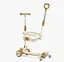 Детский самокат 5 в 1 Skyper J-03100 желтый - миниатюра 5