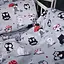 Наволочка MirSon Бязь Kids Time 17-0672 Silver Owlets сіра 40х40 см (2200010184198) - мініатюра 3