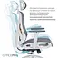 Крісло офісне Officepro Atlas OC630-W-DG-DG White/Dark Gray (OC630-W-DG-DG) - мініатюра 14