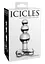 Анальна пробка Pipedream Icicles No 47 Clear 9.5 см (прозорий) - мініатюра 3