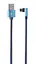 Кабель USB AM-Type-C, 1 м, синий, Cablexpert, 2.1A, угловой разъем (CC-USB2J-AMCML-1M-BL) - миниатюра 1