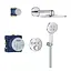 Душова система прихованого монтажу Grohe Grohtherm Smartcontrol з Rainshower SmartActive 310 34863000, Хром - мініатюра 2