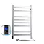 Электрический полотенцесушитель Navin Авангард 480x800 Sensor правосторонний с таймером, матовый сатин 10-328053-4880, Хром матовый, Правое, Электронный - миниатюра 1