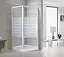 Душова кабіна Eger Frida 90x90 см без піддону 599-151/1, другий, білий - мініатюра 2
