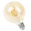 Лампа Brille светодиодная LED 6W E27 COG WW G95 Amber 220 В - миниатюра 3