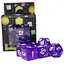 Набор кубиков Transparent 7 Dice Set - Dark purple , 7 шт. (g7dtran08) - миниатюра 1