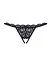 Кружевные танга с двумя отверстиями Obsessive 831-THC-1 crotchless thong S/M - миниатюра 5