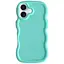 Чехол Epik TPU Ripple для Apple iPhone 16, 6.1 Turquoise - миниатюра 1