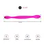Вибратор двухсторонний 37,4 см для женщин Toy Joy Infinity розовый - миниатюра 7