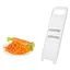 Терка пластмасова для корейської моркви та для нарізки соломкою овочів 22.5х8 см, Kitchette Білий 81643 - мініатюра 3