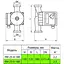 Циркуляційний насос Aruna RM 25-4-180 - мініатюра 2