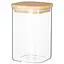 Банка для зберігання Ardesto Midori скло 500 мл квадратна прозора (AR1348BBS) - мініатюра 1