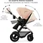 Коляска універсальна 3 в 1 Kinderkraft Moov 2 Air Sand Beige (KSMOOV02BEG0000) - мініатюра 13