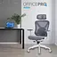 Крісло офісне Officepro Atlas OC630-W-DG-DG White/Dark Gray (OC630-W-DG-DG) - мініатюра 17