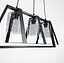 Люстра у стилі лофт у трикутній формі корпусу чорного кольору Line.F 11806/3 BK - мініатюра 2