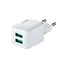 Адаптер сетевой JOYROOM Mini dual Port Smart Fast Charge L-2A121 |2USB, 2.4A| - миниатюра 1