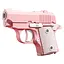 Дитячий іграшковий пістолет-антистрес Pink / White - мініатюра 1