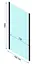 Душова кабіна Rea Rapid Swing 80x70 black REA-K6421 + REA-K6407, Чорний матовий, Універсальна, прозорий - мініатюра 7