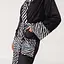 Кімоно жіноче з плюшевого велюру Kimono Black and White Zebra 18365 S - мініатюра 2