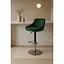 Барний стілець Leobert Kast з спинкою зелений - мініатюра 2