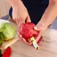 Нож для для быстрого и аккуратного вырезания удаления сердцевин с картофеля, яблок, груш и овощей, Kitchen Master 87937 - миниатюра 4