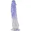 Фалоімітатор Crystal Clear Dildo 22.5 см мульти - мініатюра 1