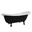 Ванна отдельностоящая матовая Amdcon Symphony 167x78 черная из литого камня черные ножки SYMFONYA_167_bl_BLACK_MAT Черный матовый - миниатюра 8