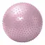 М'яч для фітнесу (фітбол) 4FIZJO 65 см масажний Anti-Burst 4FJ0617 Pink (P-5905973400220) - мініатюра 2