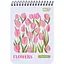 Зошит для записів Yes  Flowers А6 в клітинку 80 аркушів (152293) - мініатюра 1